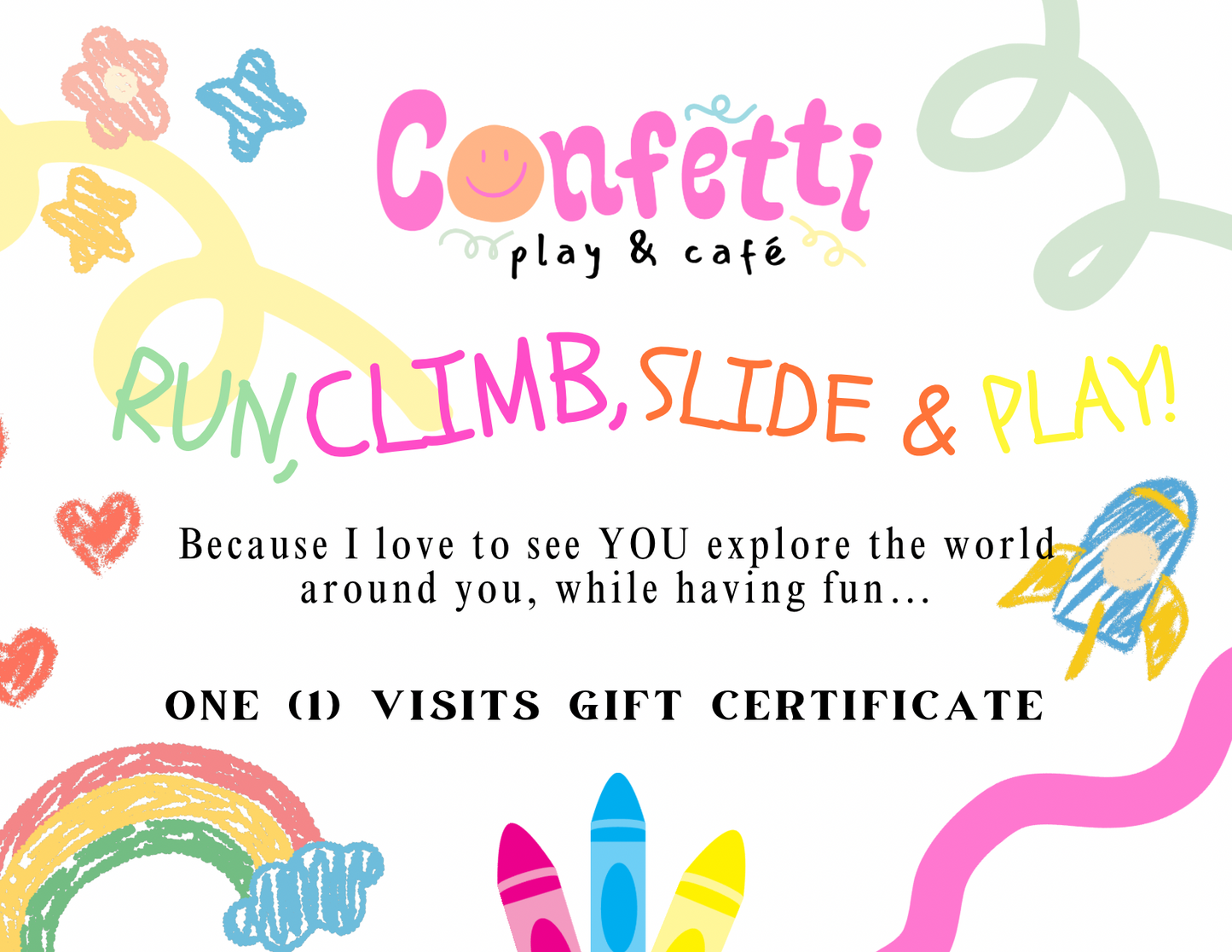 Confetti Gift Certificate